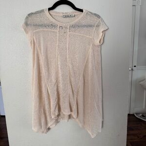 Chloe K Lightweight Sheer A-Line Tunic Top - Size XS